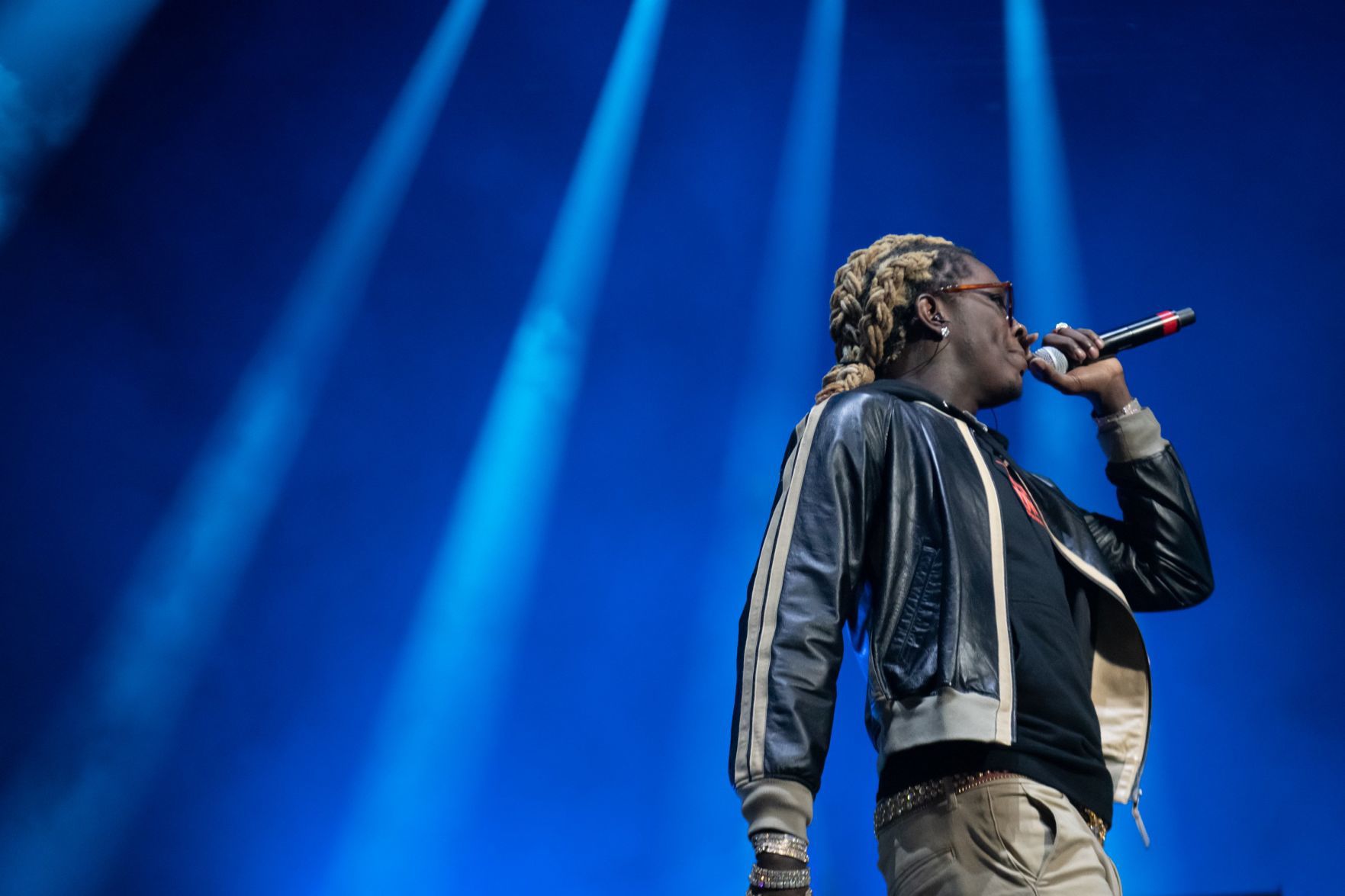 Young Thug and Machine Gun Kelly at Family Arena
